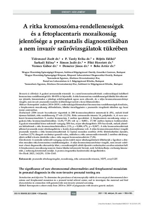 Kromoszóma-rendellenességek és hatásuk a termékenységre