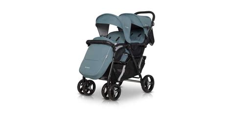 EasyGo Fusion Malachit tandem babakocsi összecsukva