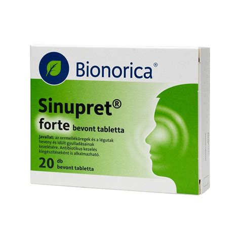 A Sinupret tabletta hatóanyagai és felhasználási területei
