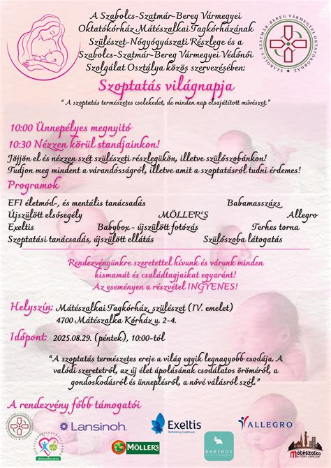 A szoptatás világnapja konferencia