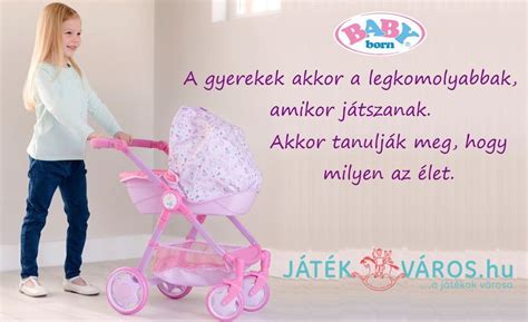 Baby Born babakocsi funkciói