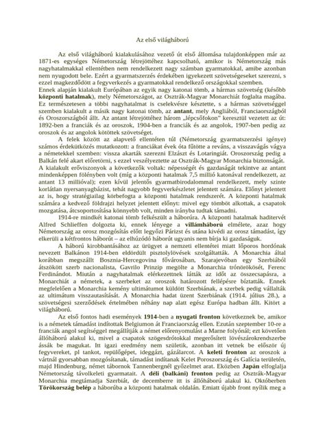 Budapest az első világháború idején