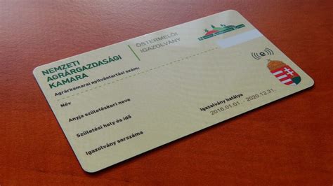 Az őstermelői igazolvány érvényességi feltételei