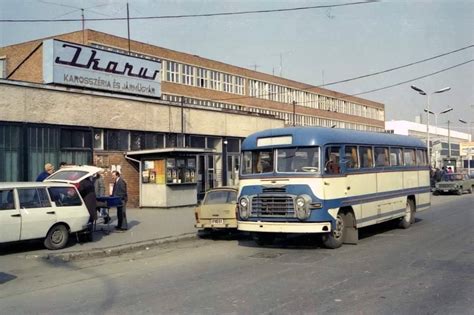 Ikarus gyár fotója az 1950-es évekből