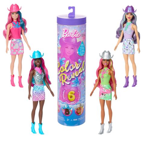 Color Reveal Barbie babák