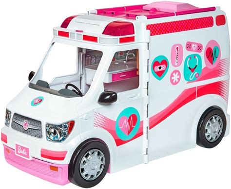 Barbie mentőautó szirénázó fényekkel
