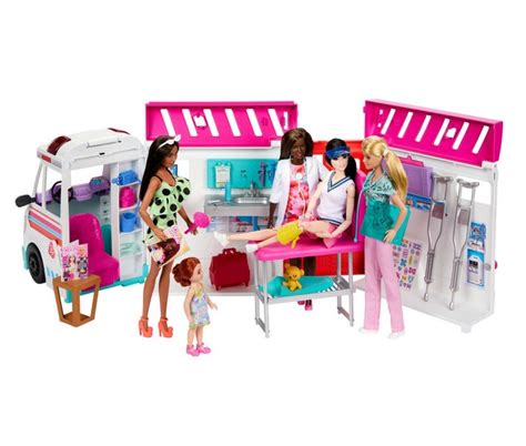 Barbie mentőautó belseje - vizsgáló szoba