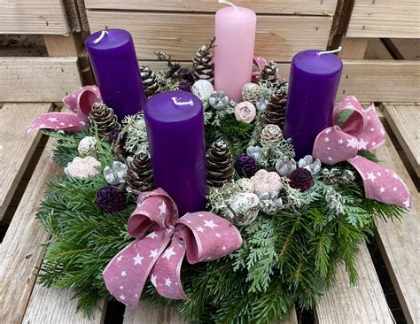 Adventi koszorú és gyertyák