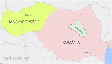 Térkép: Mezőség települései