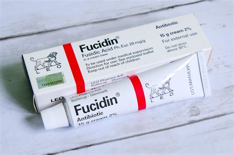 A Fucidin kenőcs és krém doboza