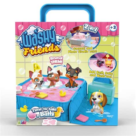 Washy Friends Color Reveal pancsoló cicusok fürdőkáddal