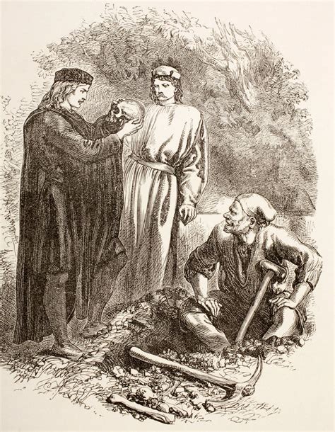Hamlet és Yorick koponyája