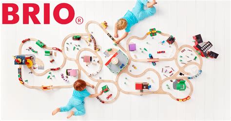BRIO logó és korai játékok