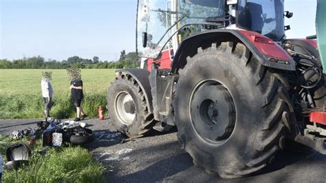 Traktor baleset