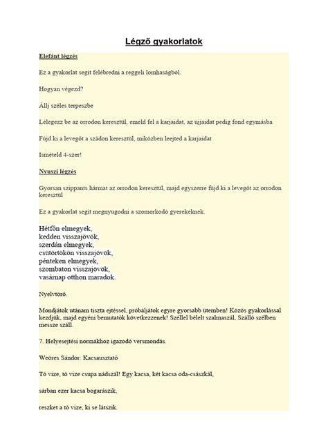 Terápiás gyakorlatok gyermekeknek
