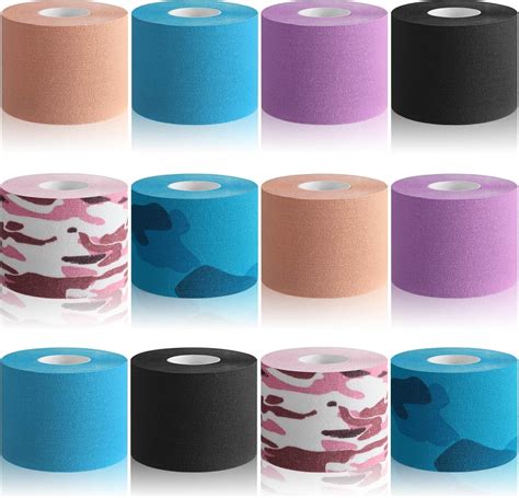 Különböző színű kinesio tape tekercsek