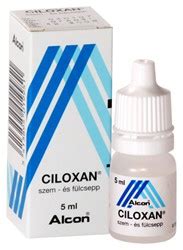 Ciloxan szem- és fülcsepp csomagolása