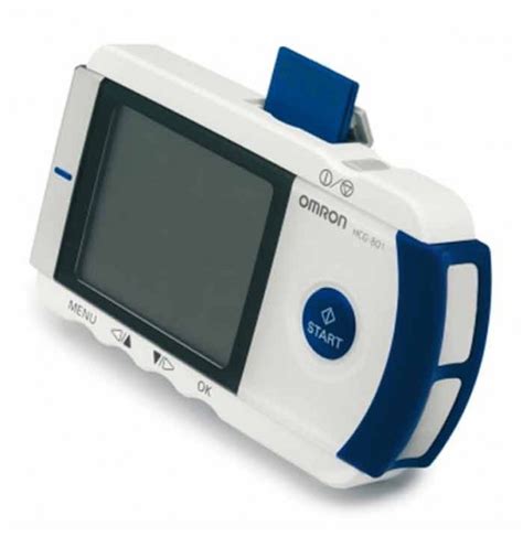 Az Omron HCG-801 EKG monitor képernyője