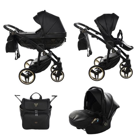 Junama Fluo 3in1 babakocsi, kék - fekete