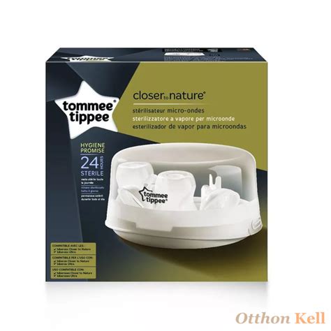 Tommee Tippee mikrohullámú gőzsterilizáló használatban