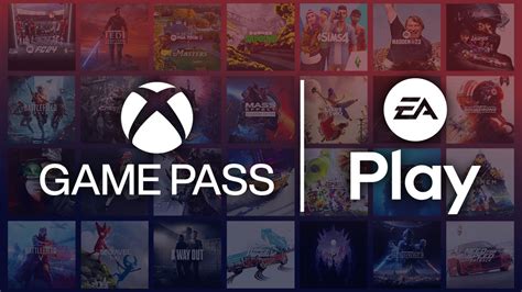 Az EA Play és Xbox Game Pass logóinak kombinációja