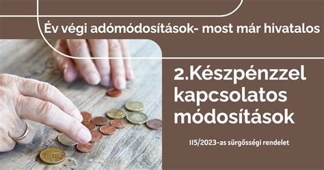 Az év végi adózással kapcsolatos tudnivalók
