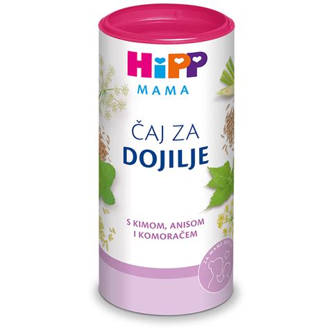 HiPP csecsemőtea csomagolása