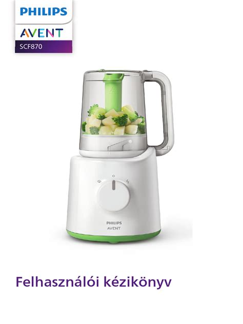 Philips Avent SCF881 tisztítási útmutató