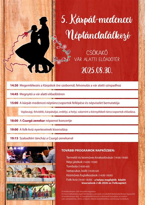 Néptánccsoportok fellépése a Békésszentandrási rendezvényen