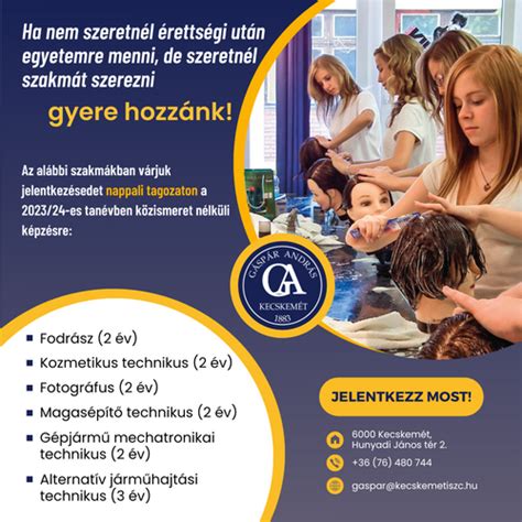 Felnőttképzési lehetőségek