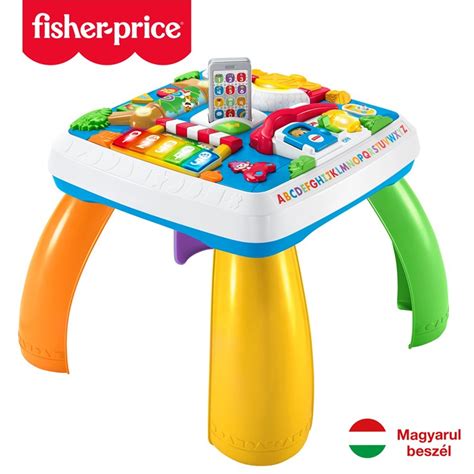 Fisher-Price tanuló asztal játék közben