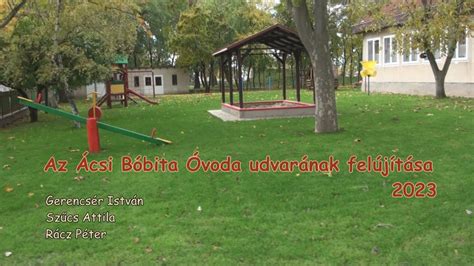 Az óvoda udvarának korszerű játékai