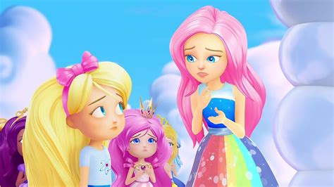 Barbie Dreamtopia illusztráció unikornisokkal és szivárványokkal
