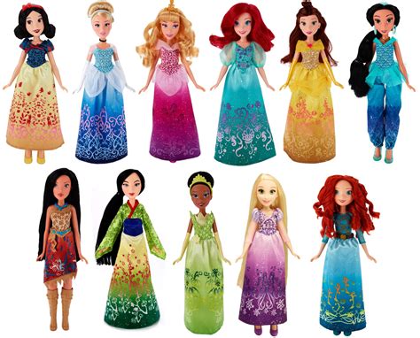 Disney hercegnő babák (Vaiana, Ariel, Belle, Aranyhaj)
