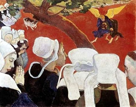Gauguin: Látomás a prédikáció után, 1888