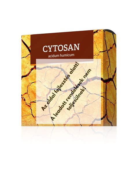 A Cytosan és Probiosan termékek csomagolása, természetes összetevőkkel.