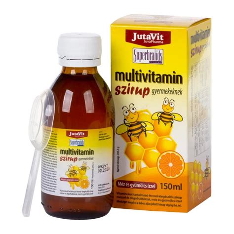 gyermekeknek szánt multivitamin szirup és egészséges gyümölcsök