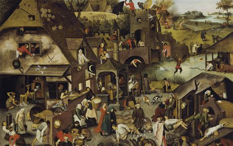 Vesszőparipa P. Brueghel „Gyermekjátékok” c. festményén