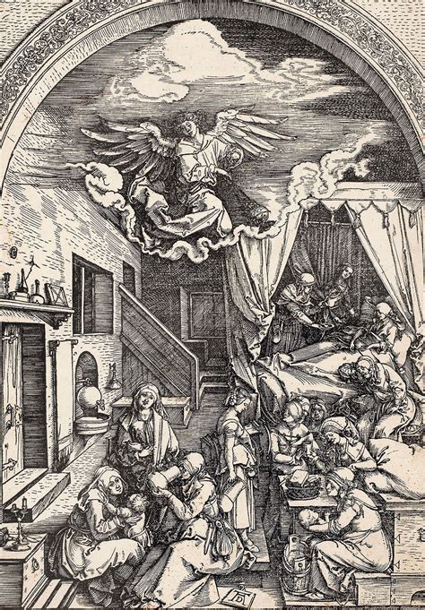 Albrecht Dürer: A Mária születését ábrázoló fametszet