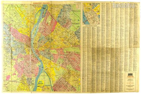 Budapest térképe Terézváros kiemeléssel