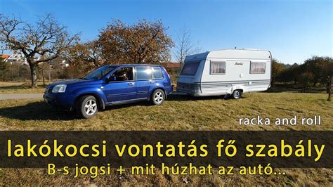 Utánfutó vontatás szabályai