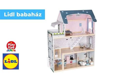 Lidl Lupilu XXL fa babaház