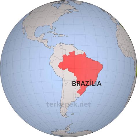Brazília térkép