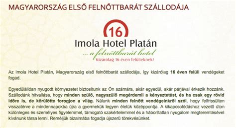 Felnőttbarát szálloda logója