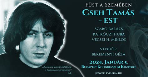 Cseh Tamás fellépése