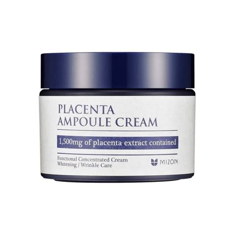 Mizon Placenta Ampoule Cream termékcsomagolás