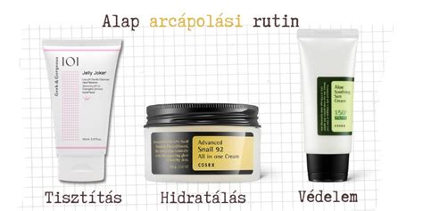 Arcápolási rutin lépései