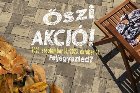 Őszi színekben pompázó térkő