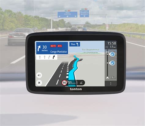 TomTom GPS készülék műszerfalon