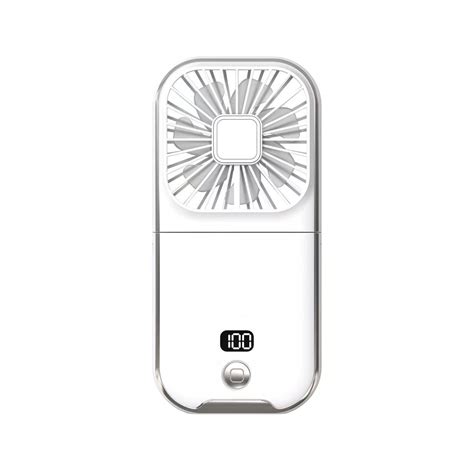 Mini ventilátor USB töltőkábellel és akkumulátor kijelzővel